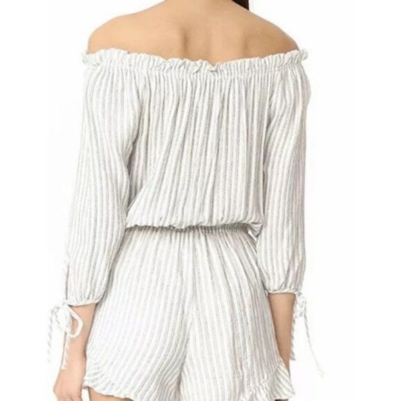 Anthro Maven West Charli Off Shoulder Romper XS - Picture 3 of 8